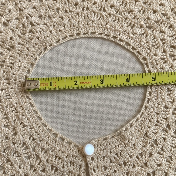 Handmade Crochet Lace Collar - Picture 11 of 15